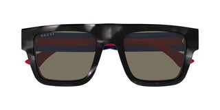 Gucci Gg1868s Men Havana Squared Sunglasses
