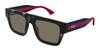 Gucci Gg1868s Men Havana Squared Sunglasses