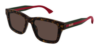 Gucci Gg1869s Men Havana Squared Sunglasses