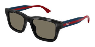 Gucci Gg1869s Men Havana Squared Sunglasses