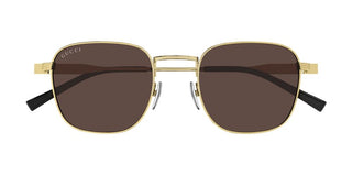 Gucci Gg1876s Men Gold Round Sunglasses