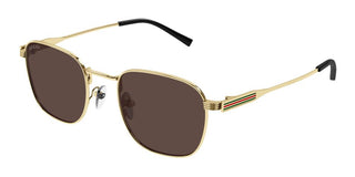 Gucci Gg1876s Men Gold Round Sunglasses