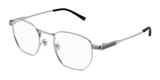 Gucci GG1878O men Ruthenium Squared Eyeglasses