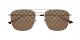 Gucci Gg1881s Men Silver Squared Sunglasses