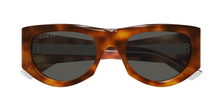 Gucci Gg1917s Women Havana Squared Sunglasses