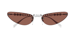 Gucci Gg1920s Women Silver Cat Eye Sunglasses