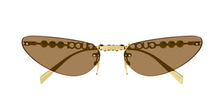Gucci Gg1920s Women Gold Cat Eye Sunglasses