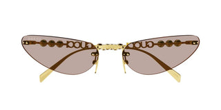Gucci Gg1920s Women Gold Cat Eye Sunglasses