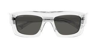 Gucci Gg1926s Men Transparent Squared Sunglasses