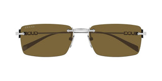 Gucci GG1941S men Silver Squared Sunglasses