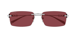 Gucci GG1941S men Silver Squared Sunglasses