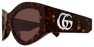 Gucci GG1951S women Havana Geometric Sunglasses