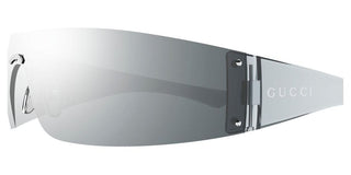 Gucci GG1958S unisex Silver Shield Sunglasses