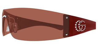 Gucci GG1958S unisex Red Shield Sunglasses