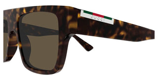 Gucci GG1960S men Havana Squared Sunglasses