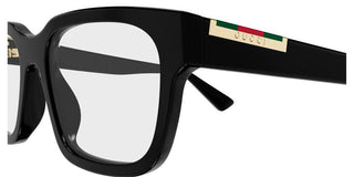 Gucci GG1961O men Black Squared Eyeglasses