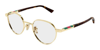 Gucci GG1963O men Gold Round Eyeglasses
