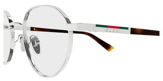 Gucci GG1963O men Silver Round Eyeglasses