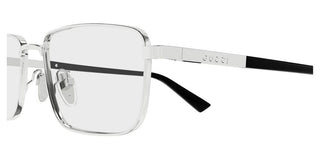 Gucci GG1964O men Silver Squared Eyeglasses