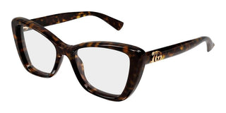 Gucci GG1977O women Havana Cat Eye Eyeglasses