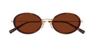 Gucci GG1980S women Havana Round Sunglasses