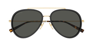 Gucci GG1981S men Grey Pilot Sunglasses
