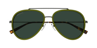 Gucci GG1981S men Green Pilot Sunglasses