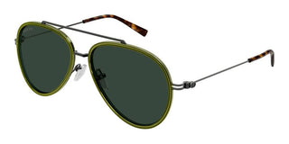 Gucci GG1981S men Green Pilot Sunglasses