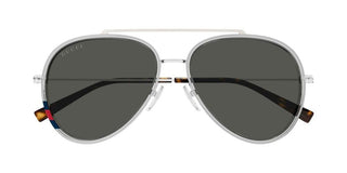 Gucci GG1981S men Silver Pilot Sunglasses