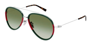 Gucci GG1981S men Green Pilot Sunglasses