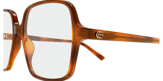 Gucci GG1994O women Havana Squared Eyeglasses