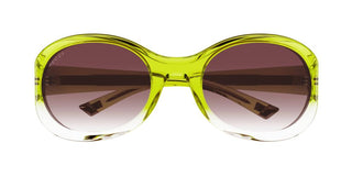 Gucci GG2012S women Green Round Sunglasses