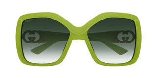Gucci GG2015S women Green Oversize Sunglasses