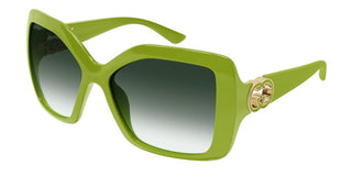 Gucci GG2015S women Green Oversize Sunglasses