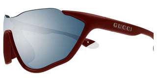 Gucci GG2018S men Red Shield Sunglasses