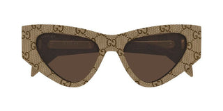 Gucci Gg2019s Women Brown Cat Eye Sunglasses
