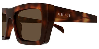 Gucci GG2020S men Havana Squared Sunglasses