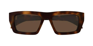 Gucci GG2020S men Havana Squared Sunglasses