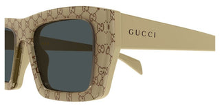 Gucci GG2020S men Brown Squared Sunglasses