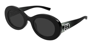 Gucci GG2026S women Black Round Sunglasses