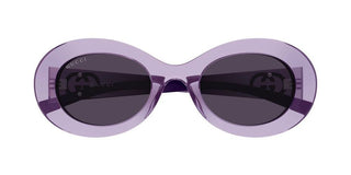 Gucci GG2026S women Violet Round Sunglasses