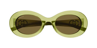 Gucci GG2026S women Green Round Sunglasses
