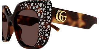 Gucci GG2030S women Havana Squared Sunglasses
