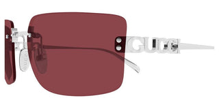 Gucci GG2038S women Silver Rectangle Sunglasses