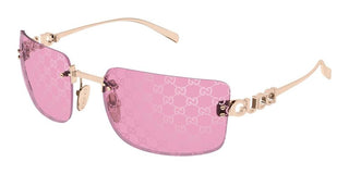 Gucci GG2038S women Gold Rectangle Sunglasses