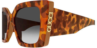 Gucci Gg2039s Women Havana Butterfly Sunglasses