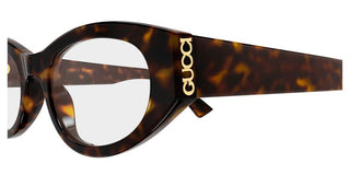 Gucci GG2041O women Havana Round Eyeglasses