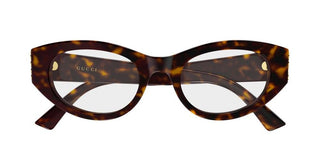 Gucci GG2041O women Havana Round Eyeglasses