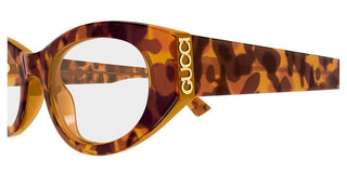 Gucci GG2041O women Havana Round Eyeglasses