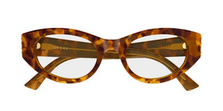 Gucci GG2041O women Havana Round Eyeglasses